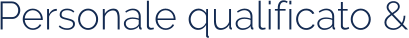 Personale qualificato &